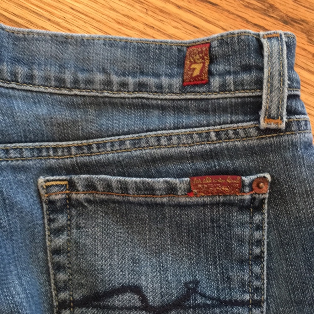 7 For All Mankind High Waisted Shorts - Picture 8 of 8